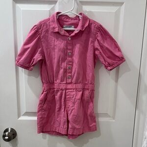 Old Navy Bright Pink Kids Romper